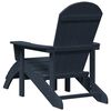 vidaXL Adirondack-stol Marinebl&aring; 82 x 74 x 92 cm HDPE