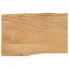 vidaXL Bordplate 60x40x2,5 cm naturlig kant heltre mango