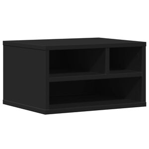 vidaXL Skriverbord svart 40x32x22,5 cm konstruert tre