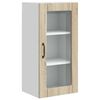 vidaXL Vegghylle PORTO Sonoma eik 40 x 31 x 80 cm Konstruert tre