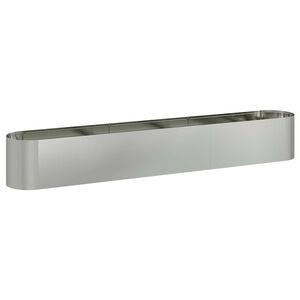 vidaXL Hevet Hagebed Galvanisert st&aring;l 280 x 40 x 40 cm