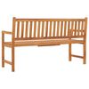 vidaXL 3-seters hagebenk med bord 150 cm heltre teak