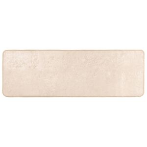 vidaXL Teppe Runner MARSA Krem 50 x 100 cm Polyester og PVC