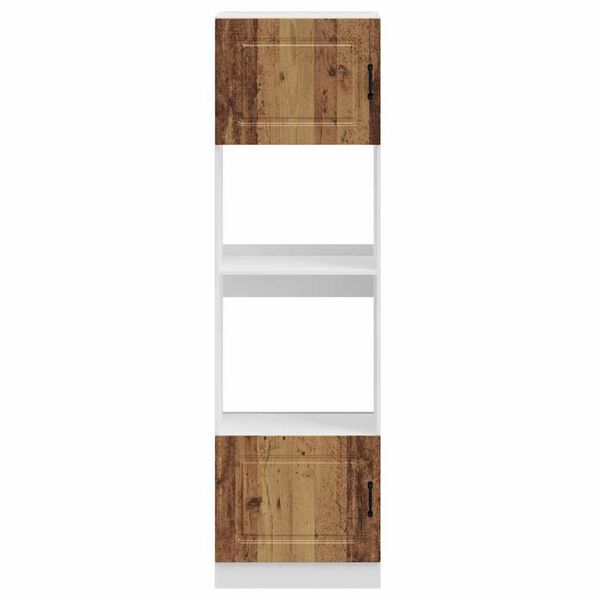 vidaXL Ovnskap 2 stk Kalmar gammelt tre konstruert tre