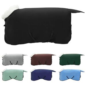 vidaXL Hestepledd Svart 155 cm Polar fleece