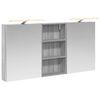 vidaXL Baderomsskapsett 3 stk. 140 x 14,5 x 70 cm Konstruert tre