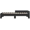 vidaXL Sengeramme svart 75x190 cm konstruert tre