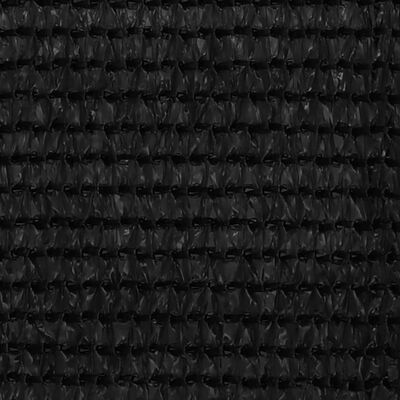 vidaXL Balkongskjerm svart 90x300 cm HDPE