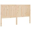 vidaXL Sengegavl 155,5x4x100 cm heltre furu
