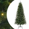 vidaXL Kunstig juletre med 300 LED med stativ gr&oslash;nn 240 cm PE og PVC