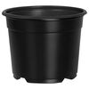 vidaXL Rund Blomsterpotte 200 stk. Svart &Oslash; 10 x 8 cm Plast