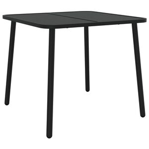 vidaXL Hagebord antrasitt 80x80x71 cm st&aring;l