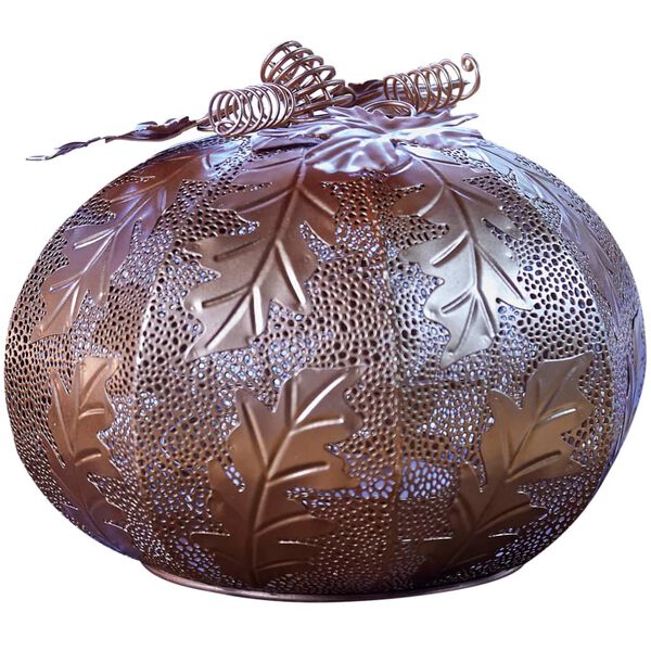 Luxform Batteridrevet LED-hagelampe Pumpkin gull