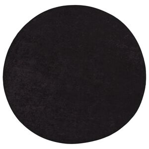 vidaXL Teppe vaskbart antrasitt &Oslash; 200 cm