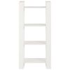 vidaXL Bokhylle/romdeler hvit 60x35x125 cm heltre