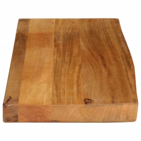 vidaXL Bordplate 70x40x2,5 cm naturlig kant heltre mango