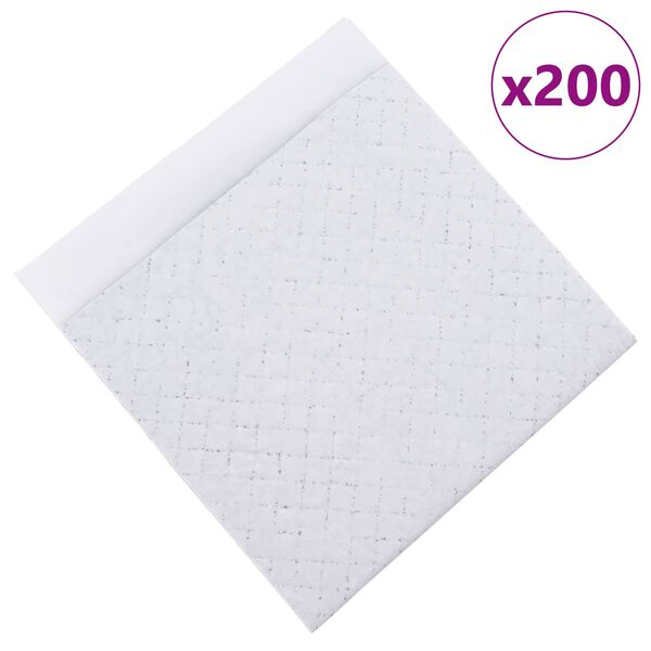 vidaXL Ikke-vevd stoff kj&aelig;ledyr treningspute 200 pcs 45 x 33 cm