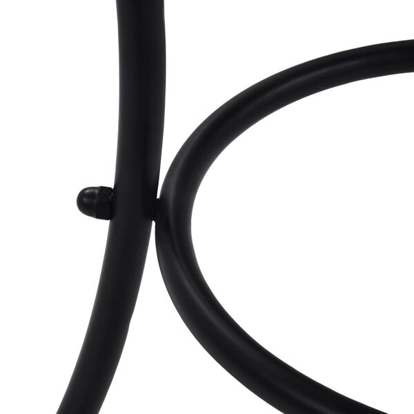 vidaXL Mosaikkbistrobord blå og hvit 60 cm keramikk