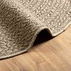 vidaXL Teppe ZIZUR beige &Oslash; 120 cm jute-utseende innend&oslash;rs og utend&oslash;rs