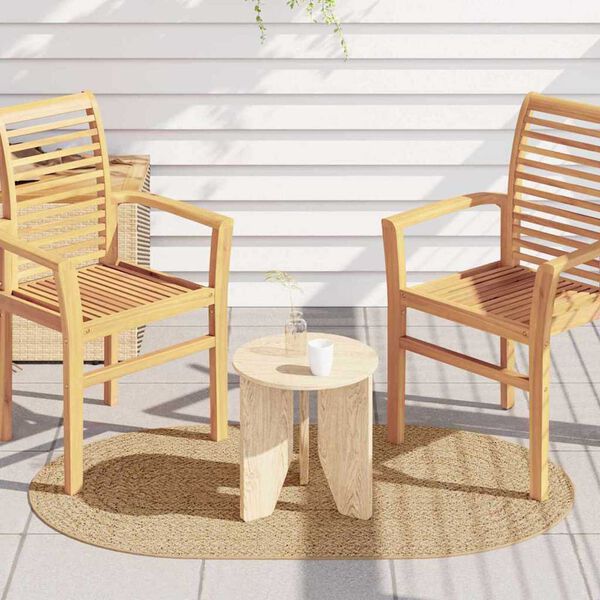 vidaXL Teppe ZIZUR Brun 150 x 80 cm Polypropen