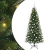 vidaXL Kunstig juletre gr&oslash;nn 180 cm PE og PVC