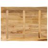 vidaXL Bordplate naturlig kant 90x60x3,8 cm grovt heltre mangotre