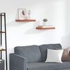 vidaXL Vegghylle Veggmontert 2 pcs R&oslash;d 40 x 23,5 x 4 cm Konstruert tre