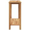 vidaXL Kaffebord med lagring Brun 85 x 35 x 75 cm Heltre teak