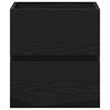 vidaXL Badeservantskap svart eik 41x38,5x45 cm konstruert tre