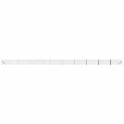 vidaXL Nettinggjerde med flens antrasitt 1,1x25 m
