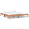 vidaXL Sengeramme heltre teak 200x200 cm