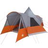 vidaXL Teepee Telt 8-Personer 8 person Gr&aring; og Oransje