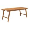 vidaXL Hagebord 200x90x75 cm heltre akasie