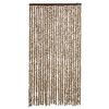 vidaXL Fluegardin beige og brun 100x230 cm chenille