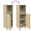 vidaXL Baderomsskap sonoma eik 30x30x100 cm konstruert tre