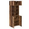 vidaXL Oppbevaringsskap Gamle tre 80 x 42,5 x 225 cm Konstruert tre