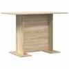 vidaXL Spisebord 110 x 60 x 75 cm Konstruert tre Sonoma eik