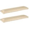 vidaXL Pallet Pute Sett 2 pcs Beige 150 x 40 x 8 cm Oxford-stoff