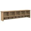 vidaXL Vegghengt kleshenger Veggmontert Artisan Eik 100 x 16 x 26 cm