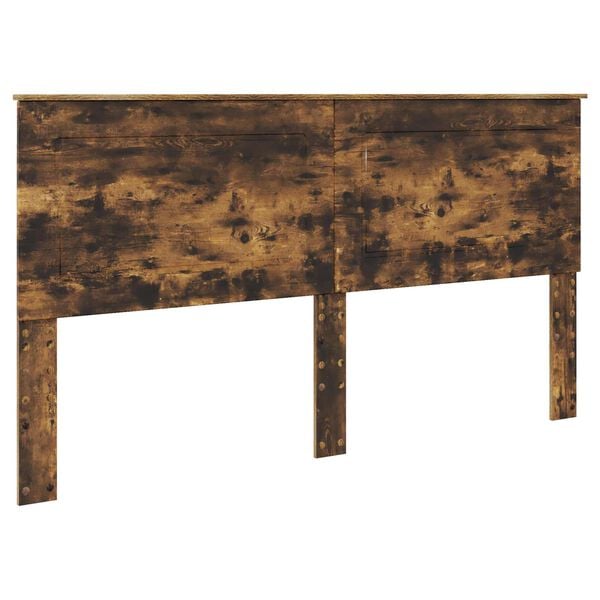 vidaXL Hodegavl R&oslash;kt eik 200 cm Konstruert tre