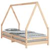 vidaXL Barnesengeramme 80x200 cm heltre furu