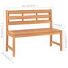 vidaXL Hagebenk 114 cm heltre teak