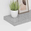 vidaXL Flytende vegghyller 2 stk betonggr&aring; 50x23x3,8 cm MDF