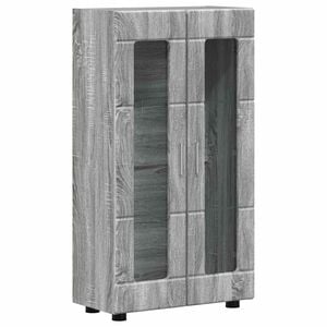 vidaXL Serviesskap FLORIN Gr&aring; Sonoma 55,5 x 29 x 100 cm Konstruert tre