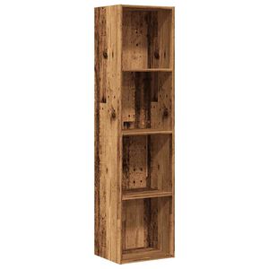 vidaXL Bokhylle/TV-benk gammelt tre 36x30x143cm konstruert tre