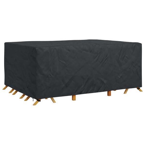 vidaXL M&oslash;belbeskyttelse Ensfarget Svart 280 x 204 x 106 cm 600D