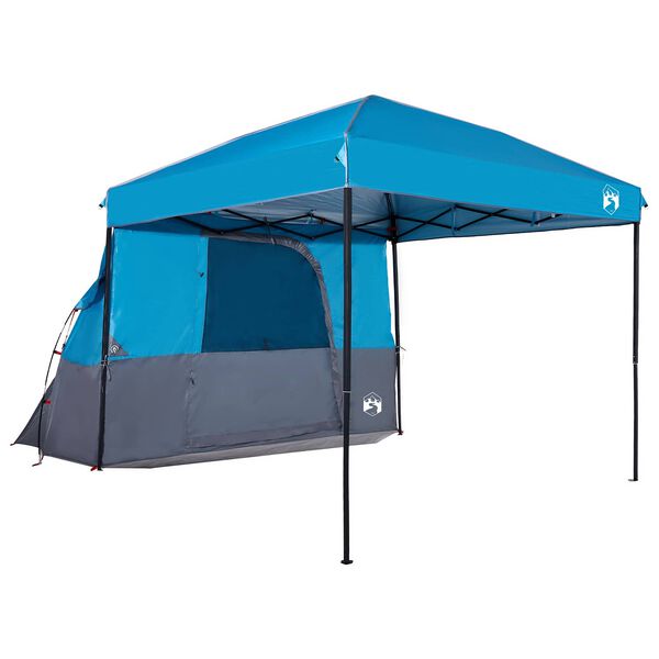 vidaXL Camping Telt Sett med tak 2 pcs Bl&aring; Taffeta og Stoff