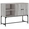 vidaXL Skjenk gr&aring; sonoma 100x40x79,5 cm konstruert tre
