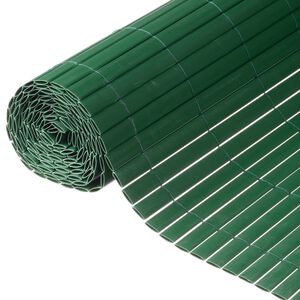 Nature Hageskjerm dobbeltsidig PVC 1,5x3m gr&oslash;nn