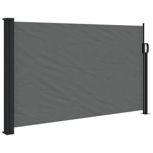 vidaXL Uttrekkbar sidemarkise antrasitt 117x300 cm